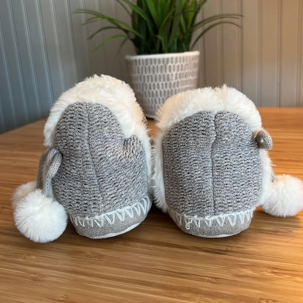 Toddler Faux Fur Sparkly Slippers